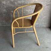 藤编椅子家DSZ用老人老年人仓闲阳台老椅式 编织藤休竹子躺椅大号