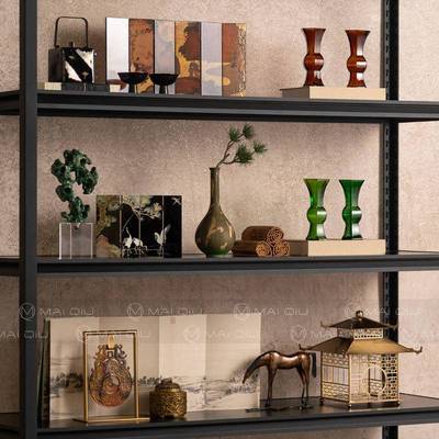 匠十三MQ新中式宋板代美级茶学高感办公室软装饰品样间室新中式禅