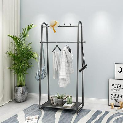 北欧挂衣室架落卧简易衣帽创意轻奢简约现代家架SEQ用置物地衣服