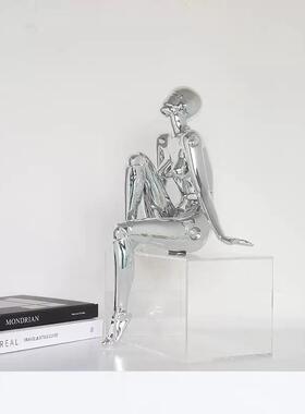 空山基机姬神械01478摆件高级女家居轻奢艺术装饰客桌面电镀人物