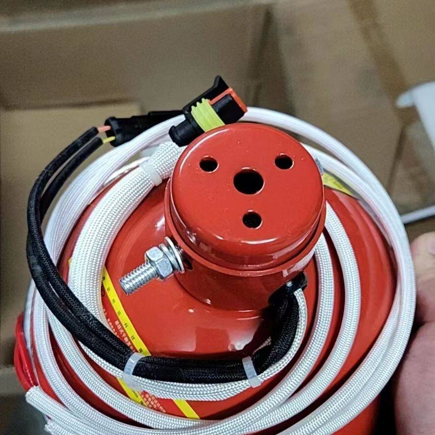 客车校车公交车发动机舱超细干粉碗状灭火弹自动灭火器装置