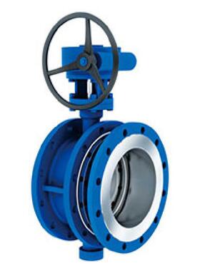 宇明SD42密X10/16Q铸铁软封3涡轮法DCC兰双偏心伸缩蝶阀DN-150-12