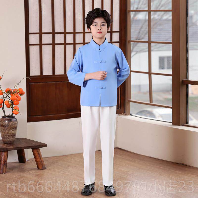 高档儿民国风演学生童装五四青装儿童演出服