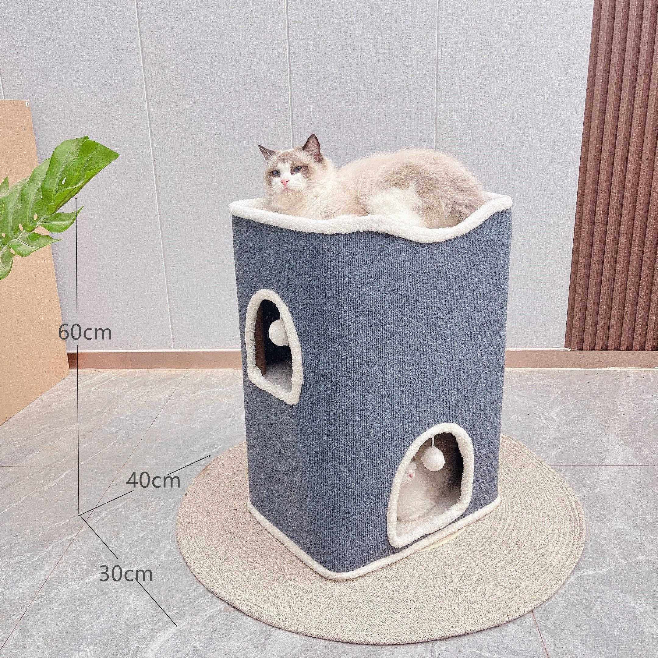 正品冬季保暖猫猫架子剑麻桶窝猫爬架猫窝一双体冬季猫窝闭式封层,宠物/宠物食品及用品,猫爬架,淘宝优惠券,粉丝福利购,淘宝优惠卷