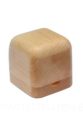 正品指戒盒柘首饰盒实纳木收盒求婚定制结婚精致对戒胡桃木创意人