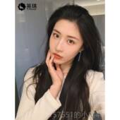 正品 假发女长发薄全蕾丝夏辫zi发隐形自然真发轻分长直发汉中服全