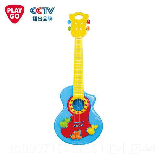 正品PLAYGO女时尚吉他者童玩儿具音乐男孩吉他初学尤克里里儿童小