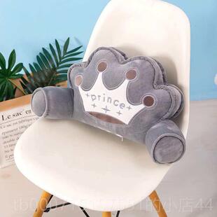 正品卡通爱车腰靠靠垫大号办室椅抱枕护腰汽靠枕公四可季车用腰枕
