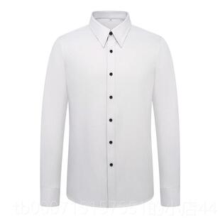 正品招行新款男衫衬弹作力免烫工服招商装银行新行服长短袖衬衣工