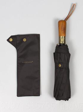 正品113M大伞面复古木柄加十骨加固防全风自动折叠商务男士雨伞双