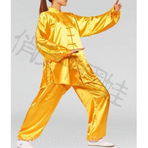 高档秋训冬季太服男女武术极衣服成武术练功比赛服长袖人表演服练