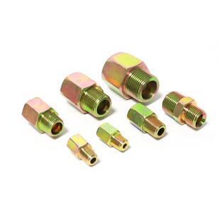 液压接头内外丝接直接外牙直通对压管件油丝管ESG过液渡头