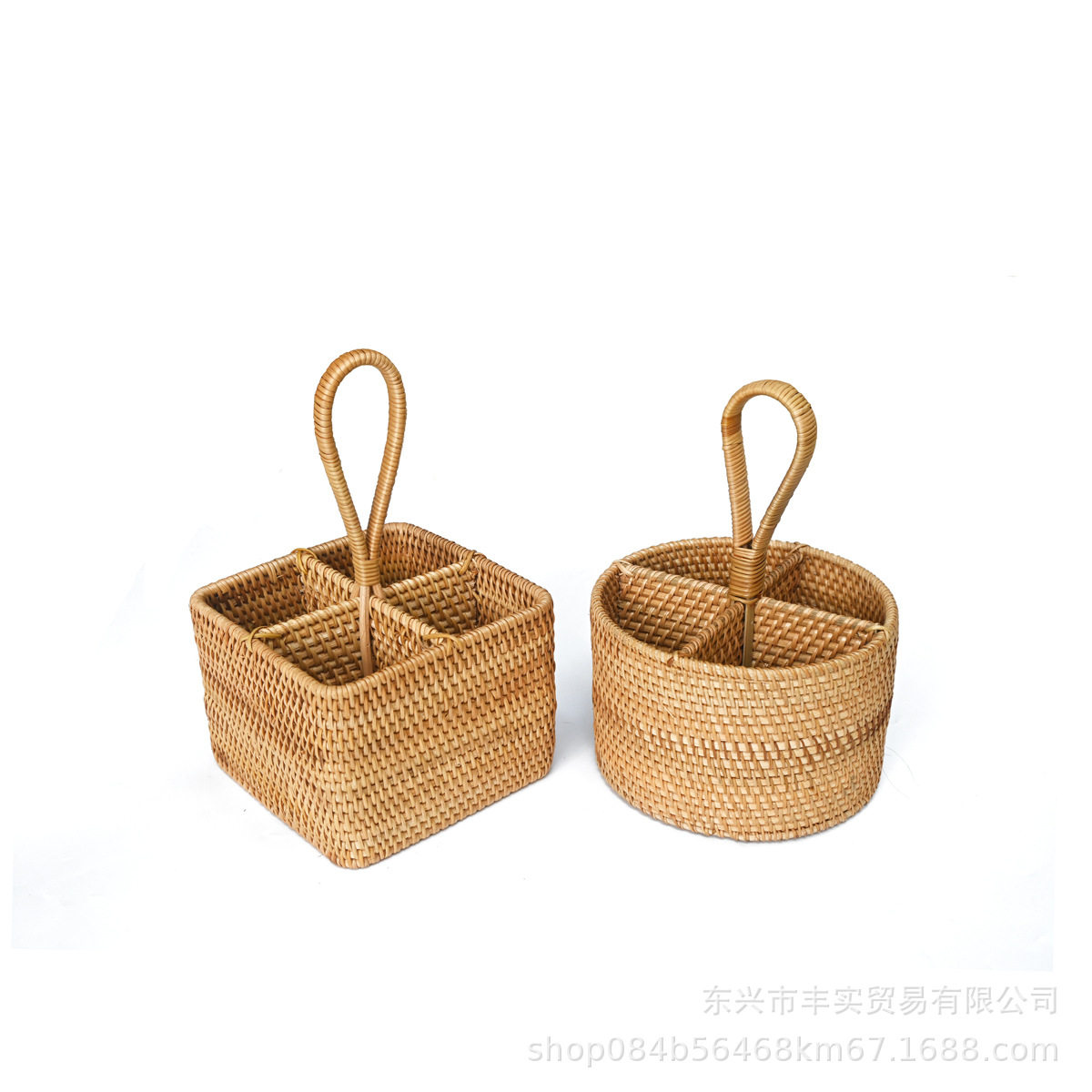 手工全藤收纳篮置物藤编收纳筐家用野炊露营工具水果面包零食手提