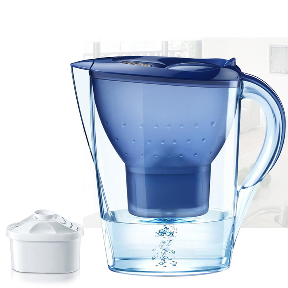 源头直供家用净水壶3.5L厨房家用净水器活性炭滤水壶滤水器