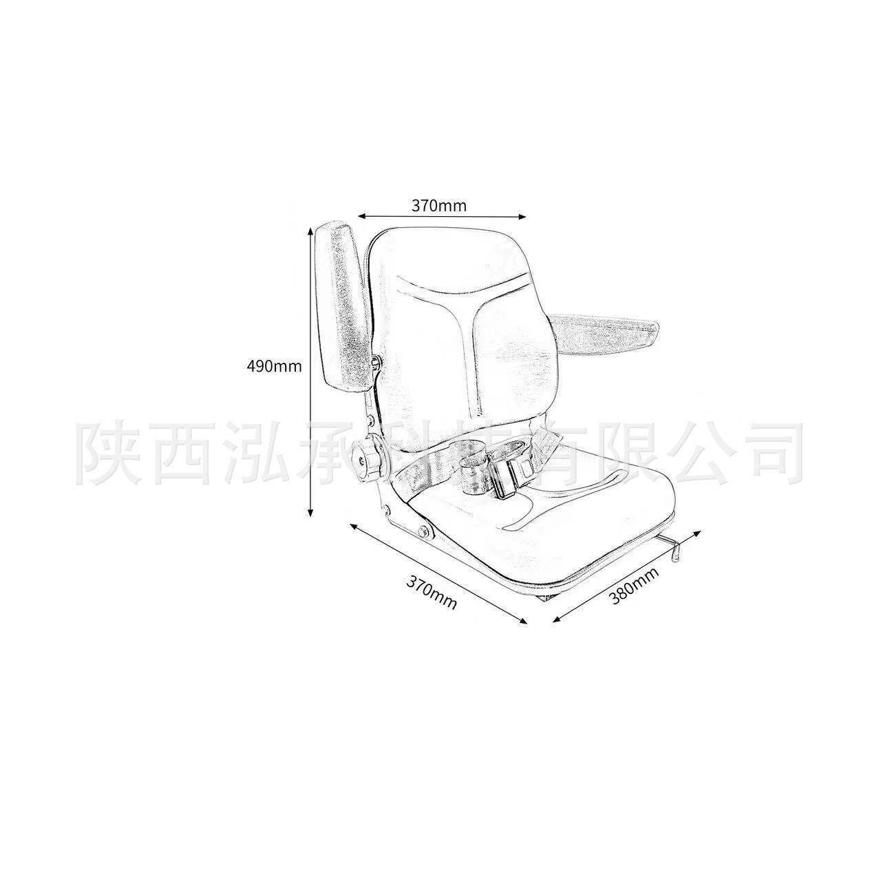 割草机座椅农用机械座椅叉车座椅出口品质一次成型聚氨酯回弹海绵