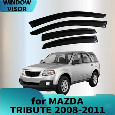 适用马自达MAZDA TRIBUTE 2008-2011晴雨挡侧窗导流板雨眉加厚