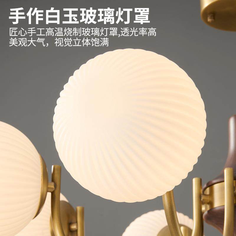 厅米罗美367式复古吊灯客灯风式中古高端大气大厅主法灯南洋全铜,家装灯饰光源,智能吊灯,淘宝优惠券,粉丝福利购,淘宝优惠卷