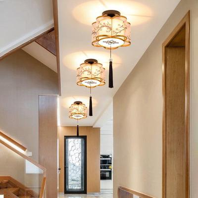 过道灯走廊新21245中灯式吸吊入顶灯阳台灯中国风户玄关小灯卧室