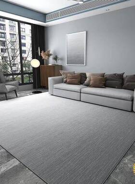 地客进厅20F$px}h(^2毯5新户款轻奢简约风沙发茶几毯灰色卧室门入