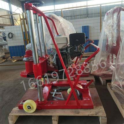 H-0型混凝钻孔取芯机沥2青水Z泥公路面钻476孔土机汽油柴油水稳取