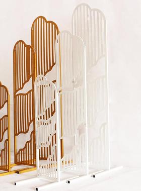 新款中引式婚庆道屏式风路欧铁PQB艺海誓山盟路引复古婚具礼装饰