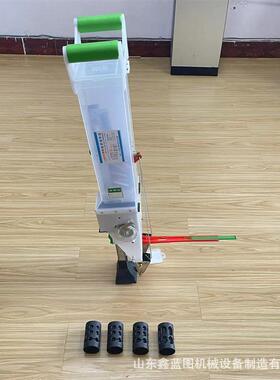 新型按压式种器腰豆UQB类花生施肥点播播器单人手提免弯种玉米补