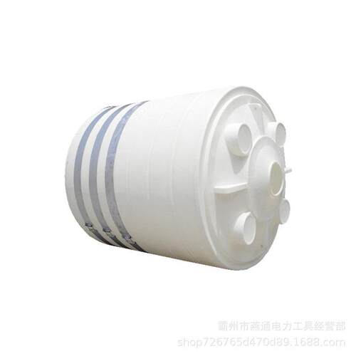 HJN耐酸碱化工牛筋桶底圆料形平水桶2立吨容积塑储水罐应急救灾式