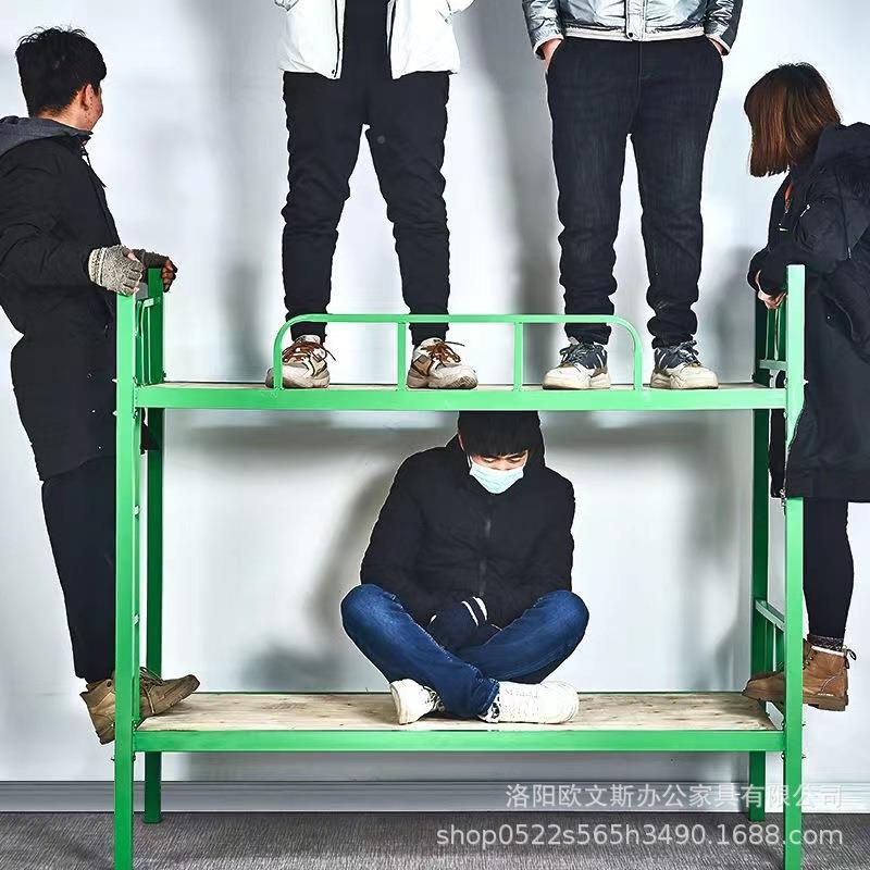 儿园午床托管班上双下层铁床幼辅导班小01270睡学生宿舍床小饭桌
