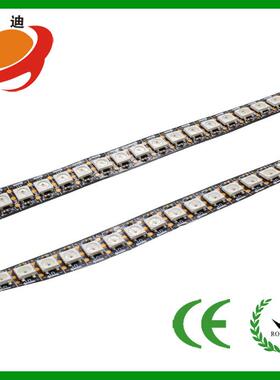 WS2812B全彩幻R彩灯144灯50带50G61098B贴片内置I带C可编程5V灯套