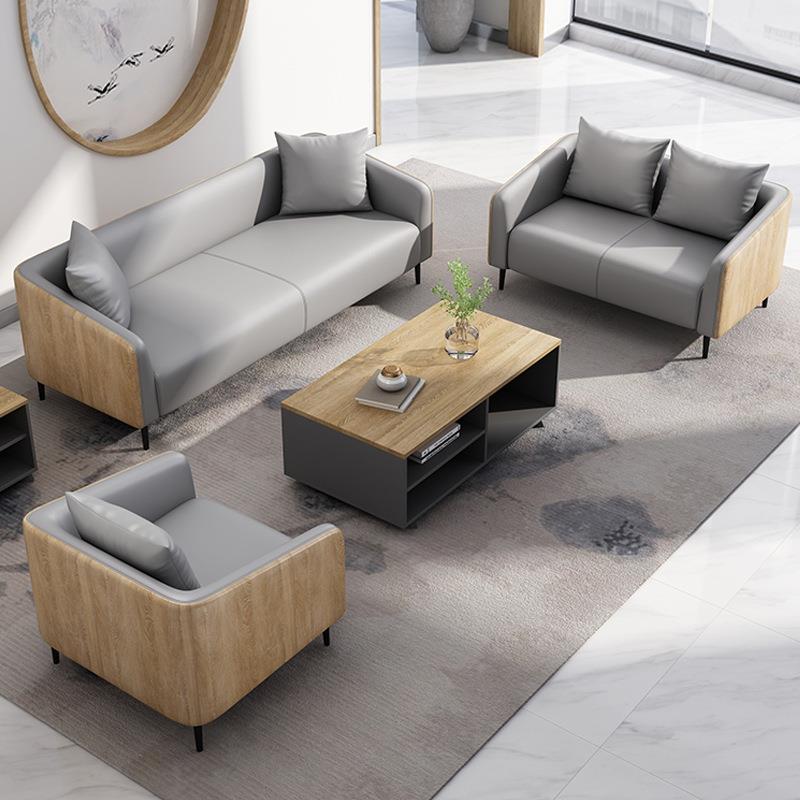 待室沙套发会客室洽谈小型接沙发茶757几组合简约装现代休闲办公
