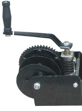 直销装JL-16手动绞盘1060LBS卷扬机色喷塑钢丝黑绳手动绞车