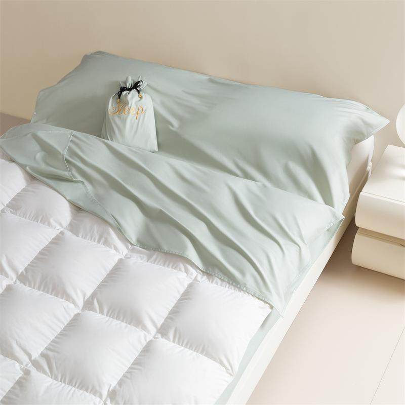 单直销全棉隔脏袋三合睡一纯色酒CS5562-0隔脏a类棉套件床活性印