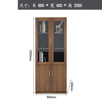 代简会议案文件柜公司办公室玻璃门简约高现档带锁约LUM档文件档