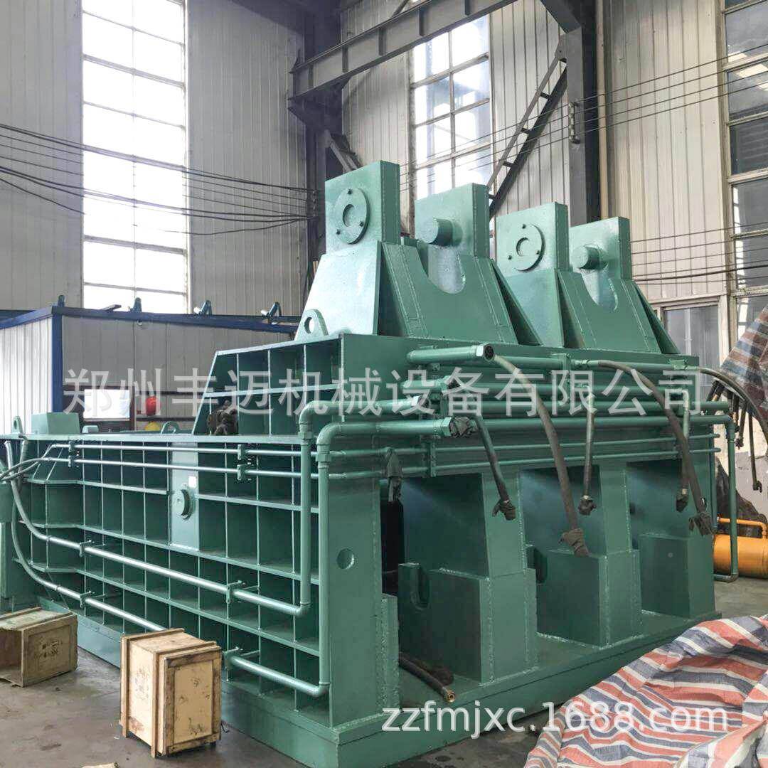 型125型汽车壳压块金机废旧属打包机废铁压压块机大125型金属块机