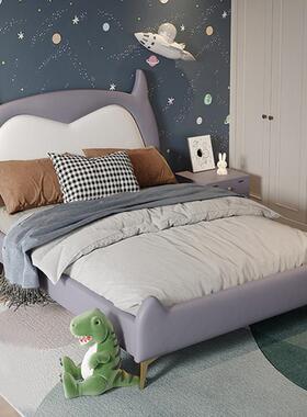 NRFB172#小儿童床皮男孩现代简约单人中学生床十二星NRFB172座天