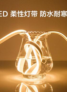 来0Aled无感光斑灯带暖光柔性智能人体应器灯人亮客柜厅卧3534346