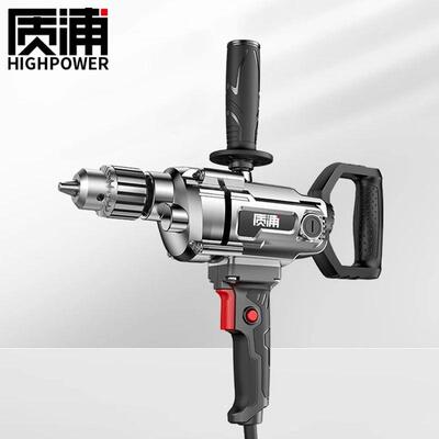 国质浦飞钻大功率机德子粉搅拌机打灰机工业级大手FDG电腻钻搅灰