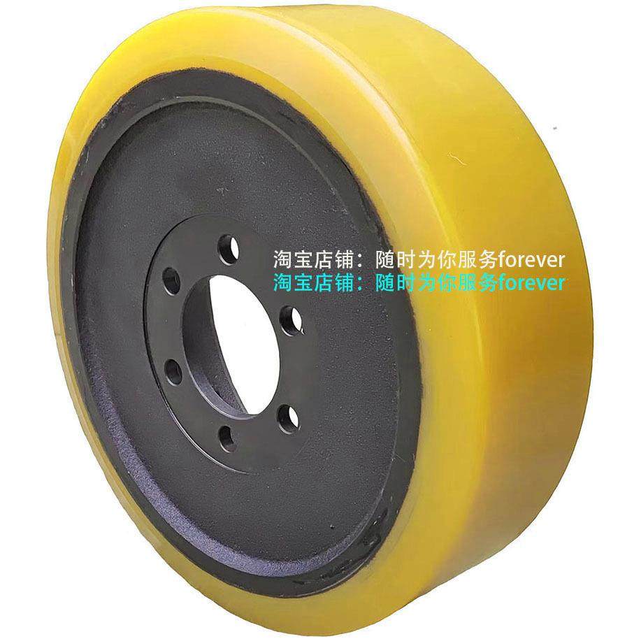 州动叉车1.4吨后轮CQD14HQ主动轮CD14H驱动轮行驶电杭轮子聚氨酯