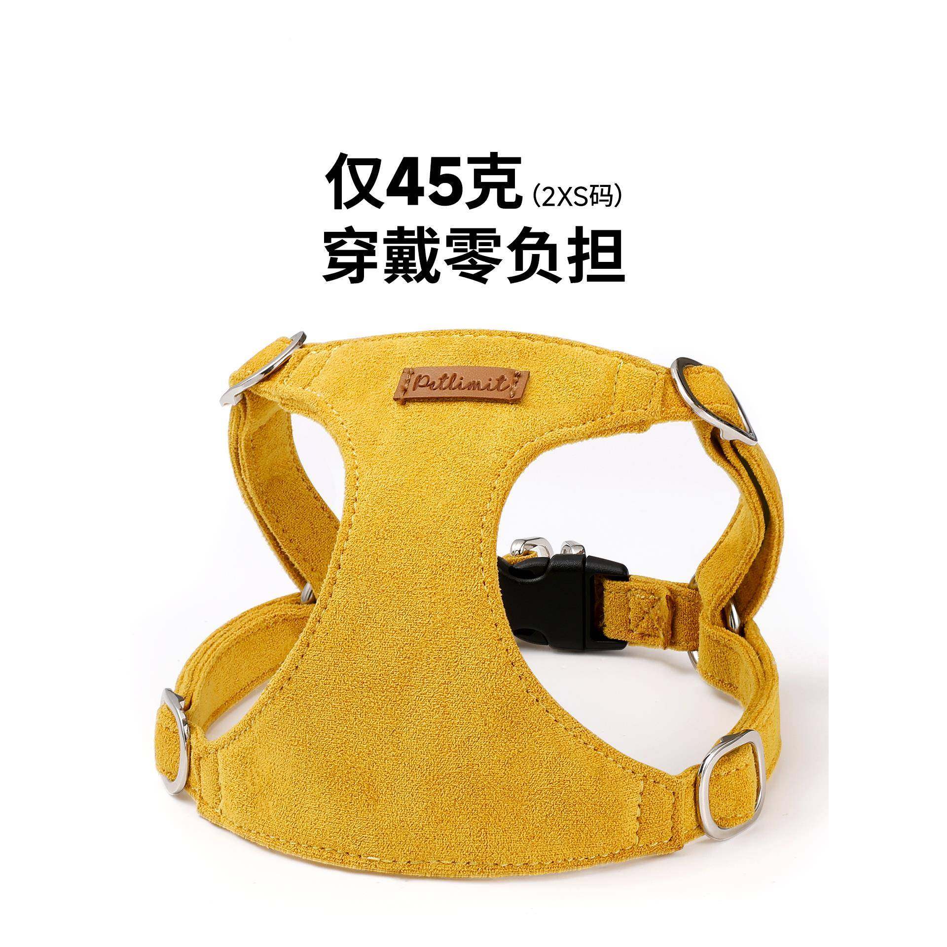 小狗狗牵引绳犬比背心式遛狗绳链子?小型幼犬泰迪熊胸898背带宠物