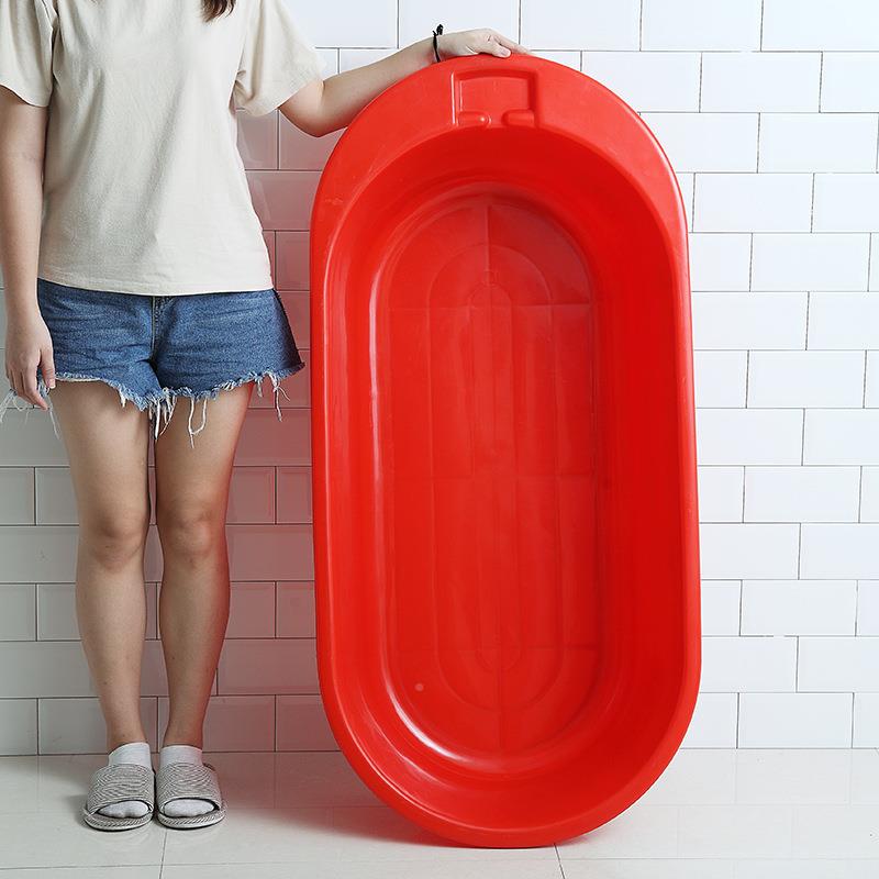 加厚儿童浴盆洗盆塑料成衣213人泡澡澡盆用洗家盆水产养殖海鲜长