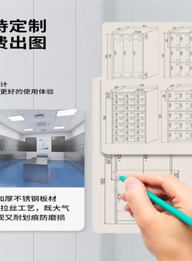 3堂04RYL不锈钢更柜工厂车间员工宿舍无尘储物柜食衣门带锁多碗柜