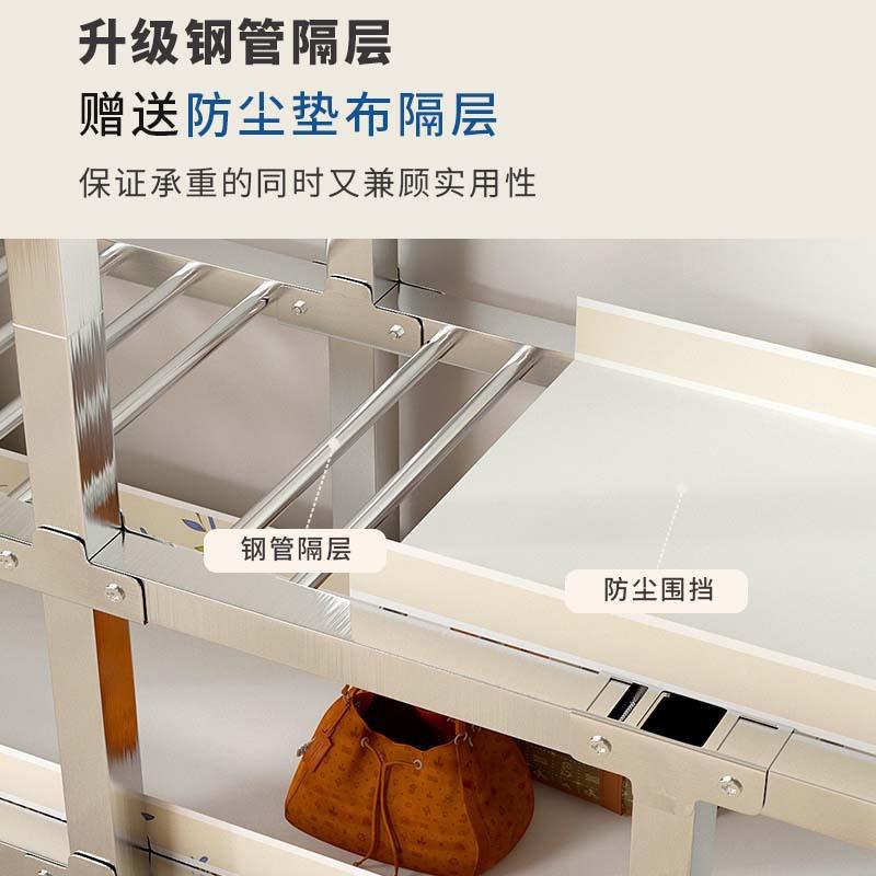 室一免安装折体叠式简易衣柜加加固76673全钢架卧粗家用