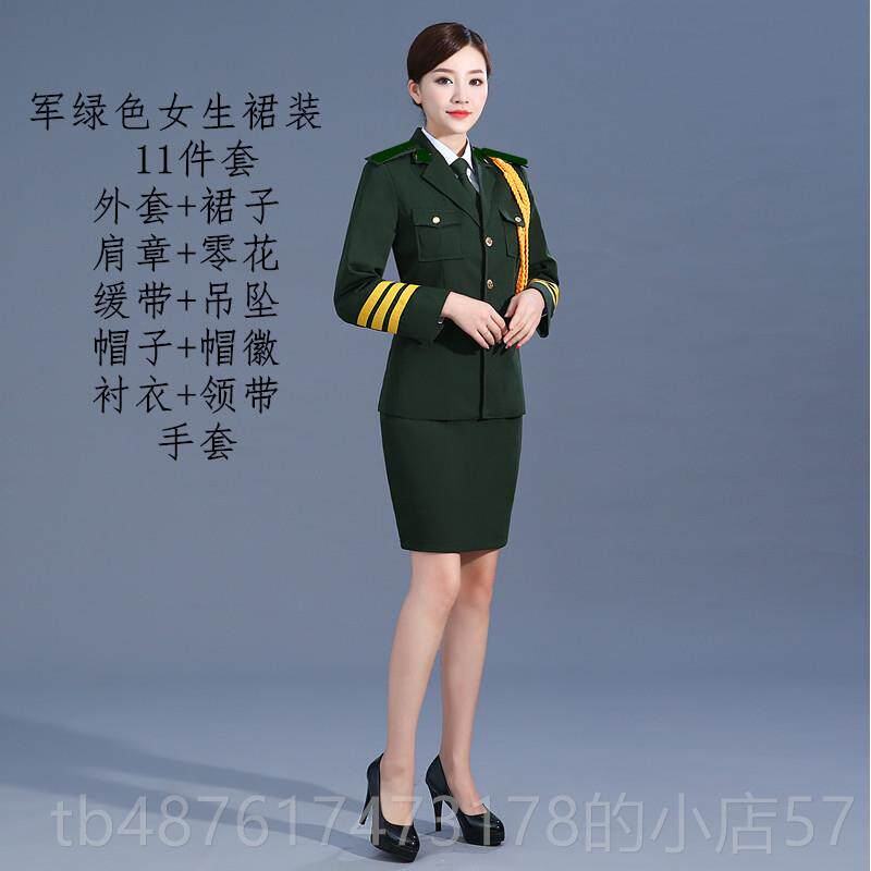 正品成人队演乐出大鼓服套装中老年男女文艺演出合唱团军手礼服升