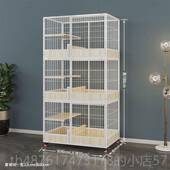 正品 咪别猫墅猫繁育笼子实木猫房子猫柜猫笼子豪华双层三层猫产房