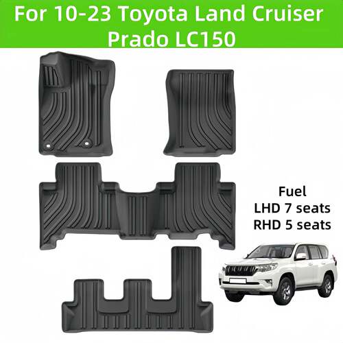 For10-23Land Cruiser Prado LC150 TPE Car Floor Mat/Trunk Mat