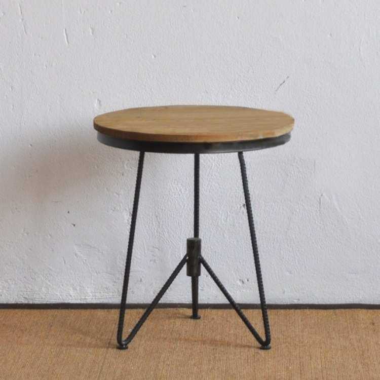 美式复古实木铁艺小圆桌简约木质客厅阳台茶几家用做旧书桌棋牌桌,模玩/动漫/周边/娃圈三坑/桌游,模型制作工具/辅料耗材,淘宝优惠券,粉丝福利购,淘宝优惠卷