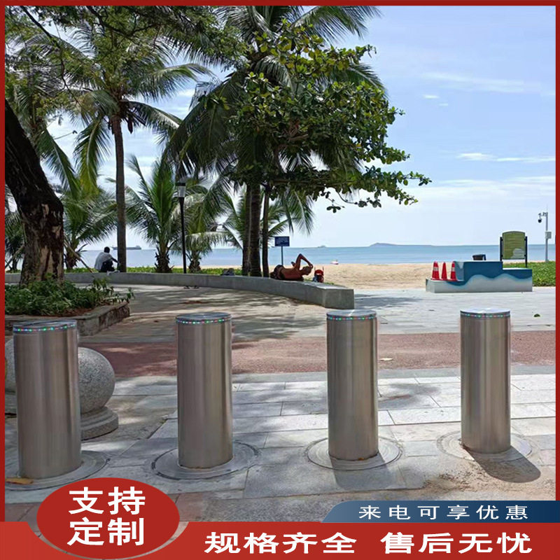 液压一体式升降柱全电动遥控半自动伸缩立柱防撞隔离升降柱