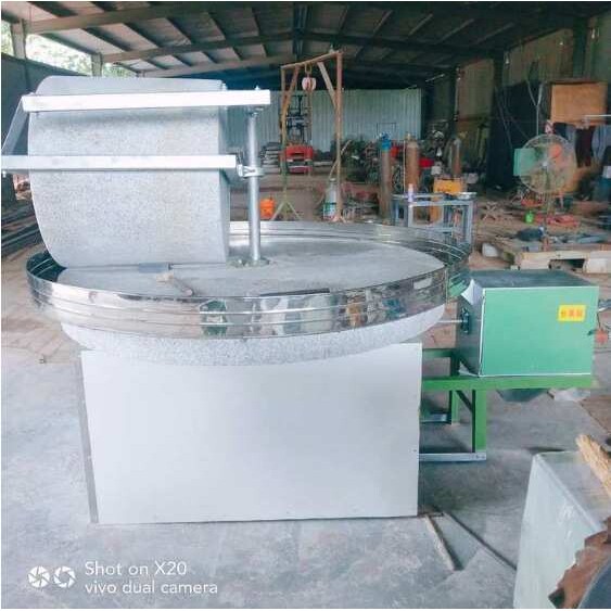 艾草磨艾绒粉石碾 谷子脱皮磨粉设备 黄豆玉米磨面磨浆机