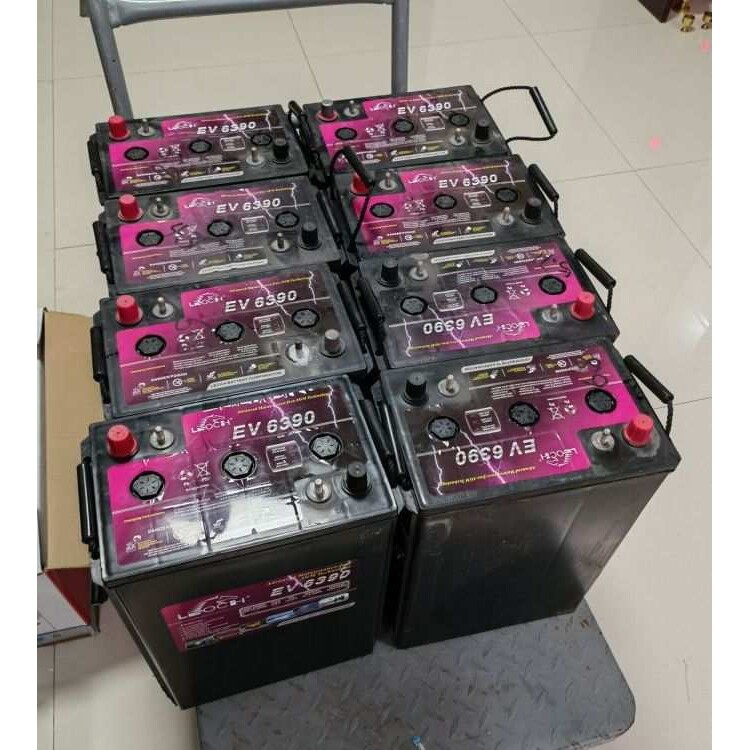 理士蓄电池EV6390 6V390AH L16GAC曲臂式高空作业平台J305P扫地机