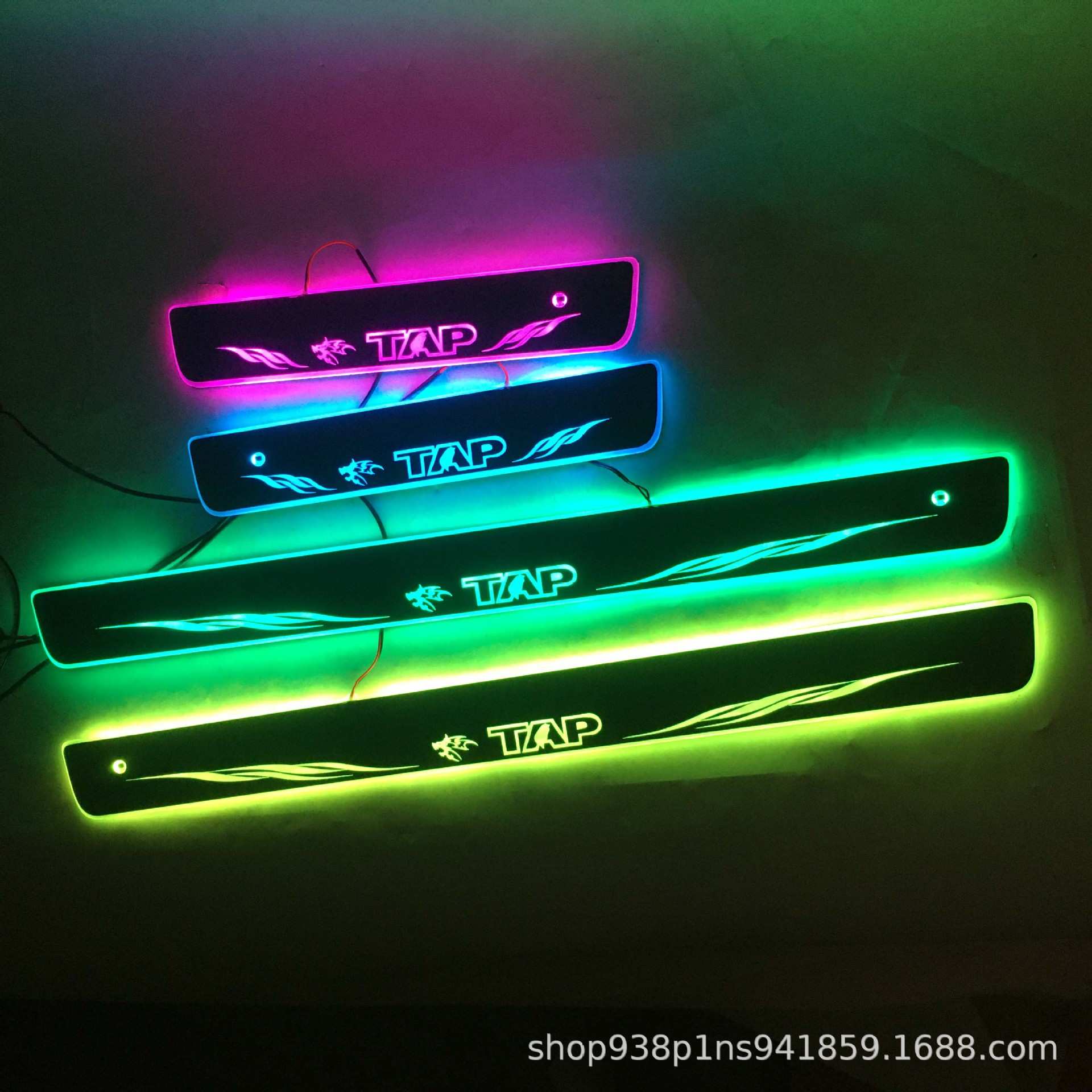 红外免破线款适用于丰田卡罗拉COROLLA流光LED灯迎宾踏板门槛条